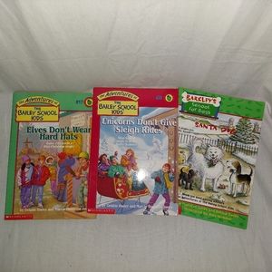 3 Bailey school kids Christmas books